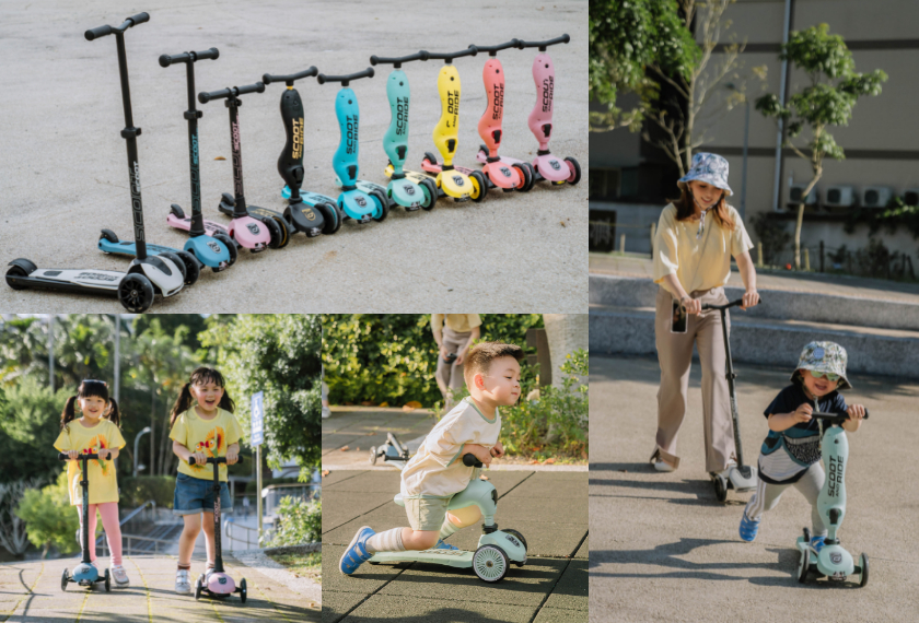 【育兒】新色亮相！風靡爸媽圈,小孩放電必備！復古時髦的奧地利Scoot & Ride二合一滑步車/滑板車