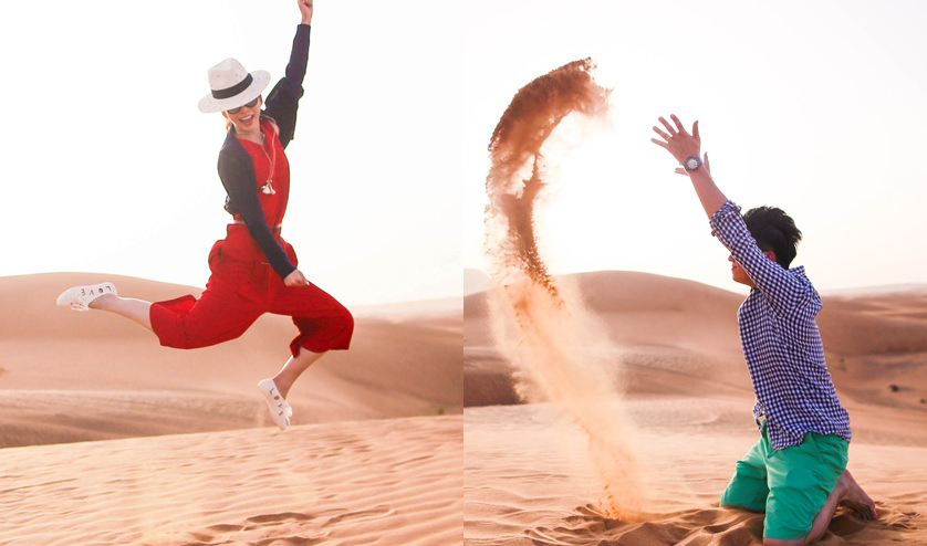 【2015蜜月】超熱!但來杜拜必體驗的～沙漠SAFARI衝沙日遊♡