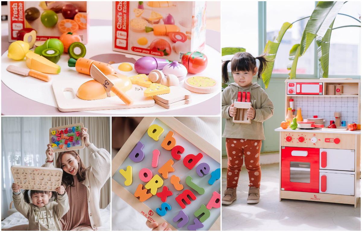 【育兒】德國HapeXMULEDY木質玩具～媽媽寶寶一起瘋玩的小廚房跟積木們