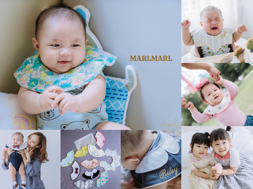 【育兒】日本MARLMARL360度旋轉圍兜！時尚流行與實用兼具的寶寶配件！送禮超適合！