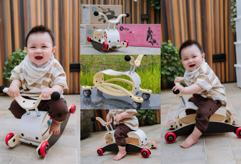 【育兒】最近雙寶都在搶這個!～紐西蘭Wishbone“米米蝸牛”4合1多功能滑步車