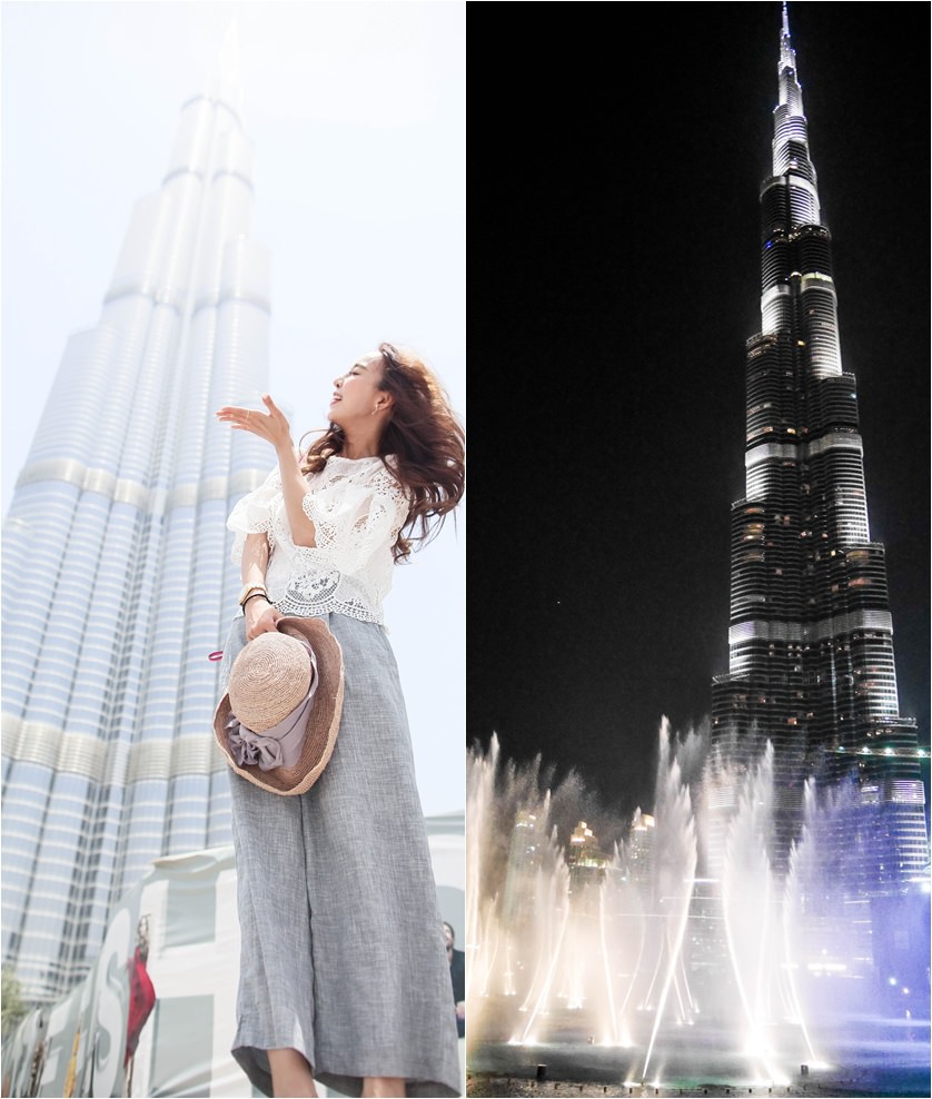 【2015蜜月】很怕輸的杜拜♡世界最高的建築哈里發塔&世界第一高音樂噴泉
