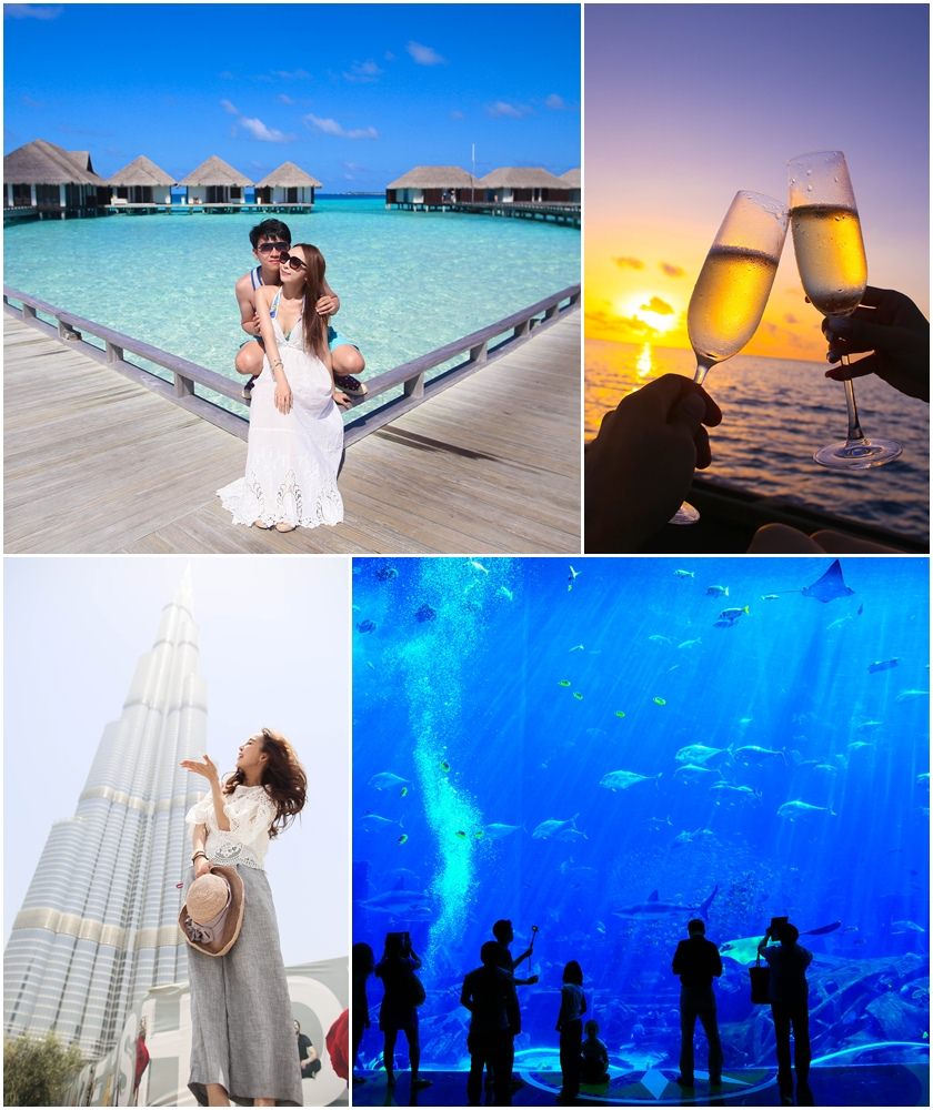 【2015蜜月】神秘中東&世界最美的島嶼♥淺談奢華雙城杜拜&馬爾地夫♥