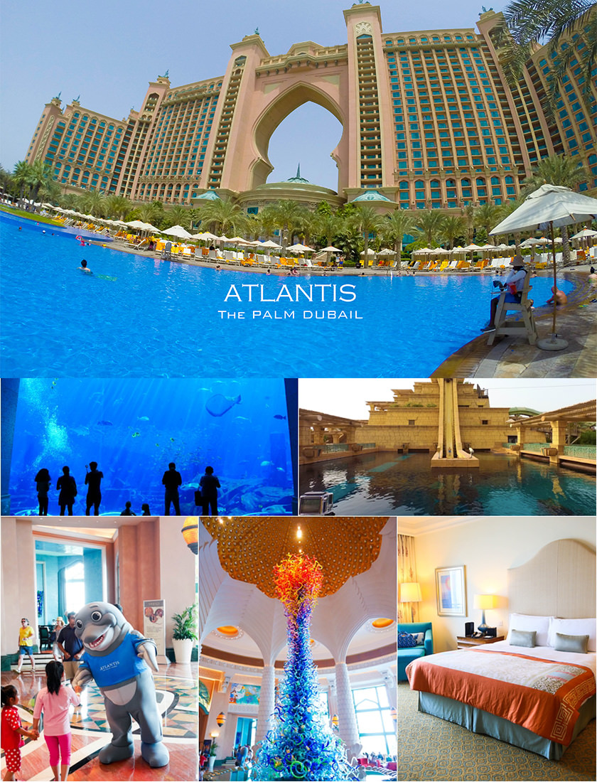 【2015蜜月】六星級ATLANTIS THE PALM亞特蘭提斯酒店.超酷滑水道&超美水族箱